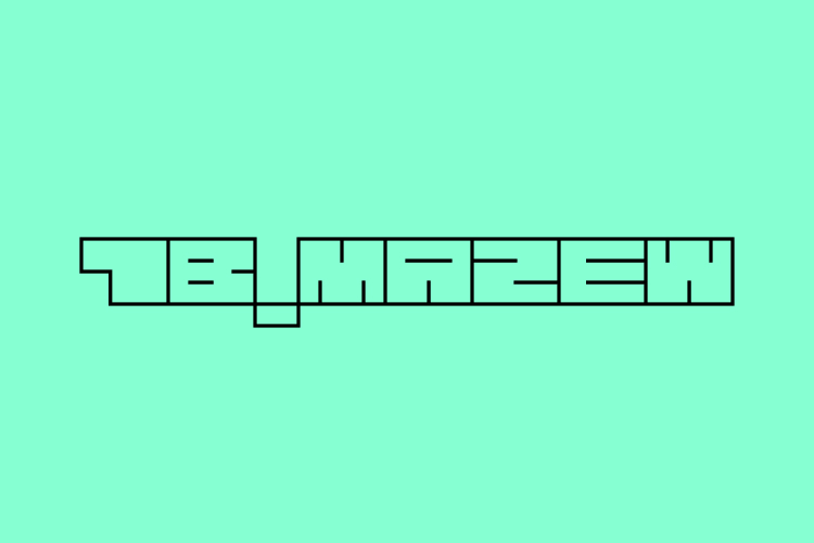 1B_MAZEW – free font download