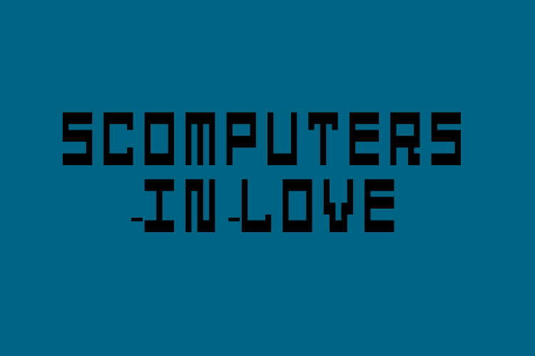 5Computers In Love – free font download