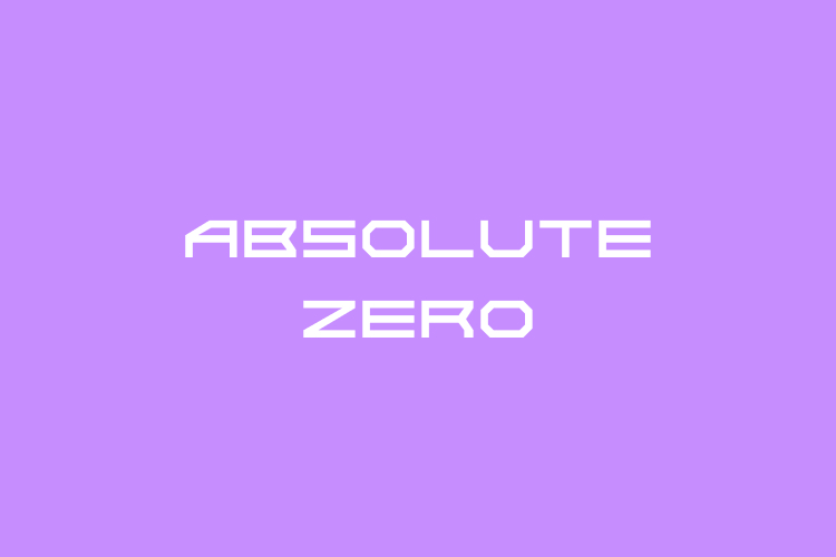 Absolute Zero – free font download