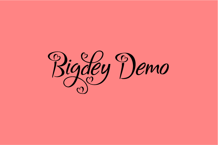 Bigdey Demo – free font download