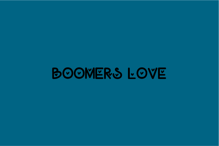 Boomers Love – free font download