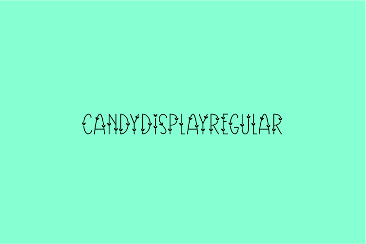 CandyDisplayRegular – free font download