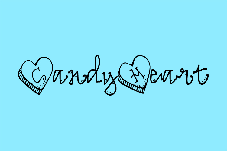 CandyHeart – free font download