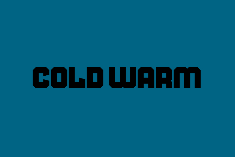 Cold Warm – free font download