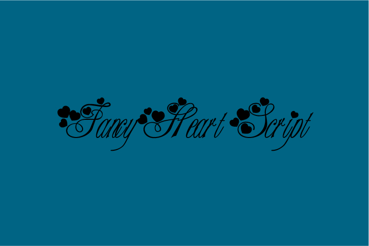 FancyHeartScript – free font download