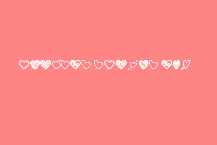 Hearts Shapes Tfb – free font download