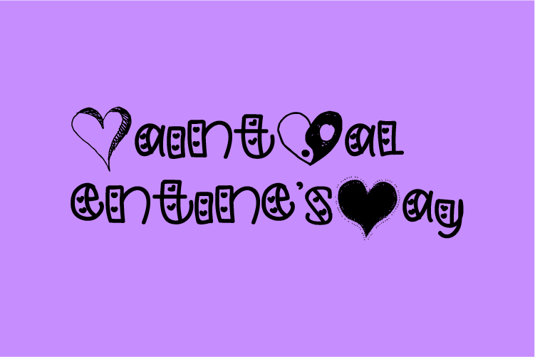 Heartz – free font download