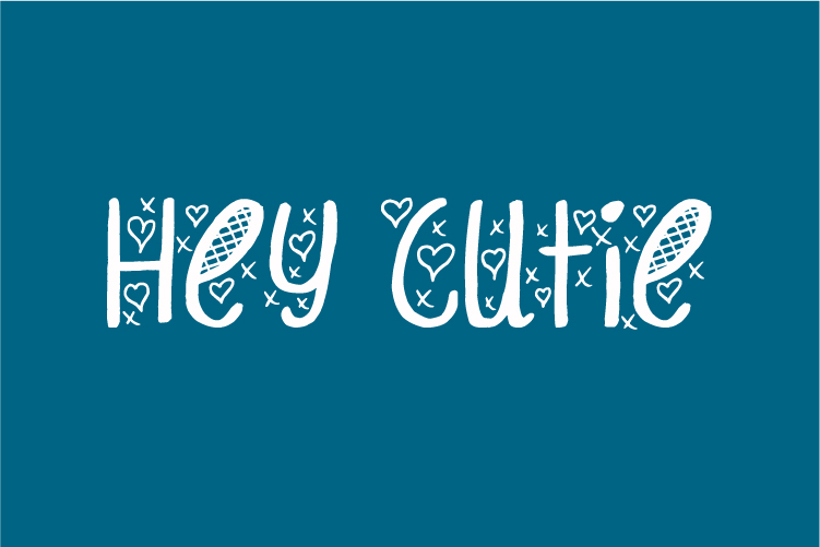 Hey Cutie – free font download