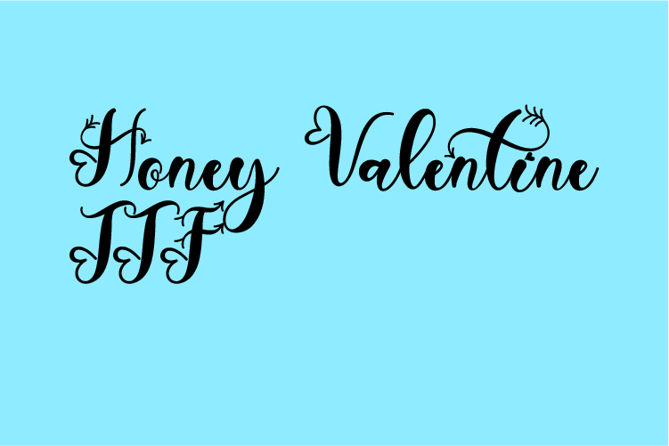 Honey Valentine TTF – free font download