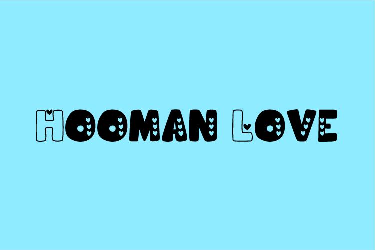 Hooman Love – free font download