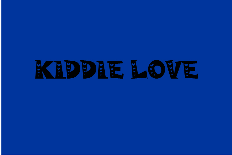 Kiddie Love – free font download