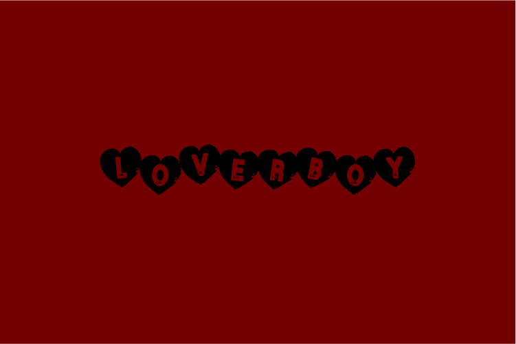 LOVERBOY – free font download