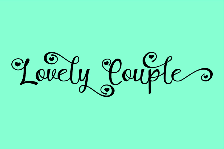 LovelyCouple – free font download