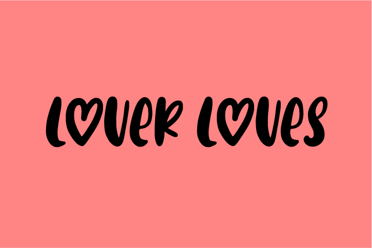 Lover Loves – free font download