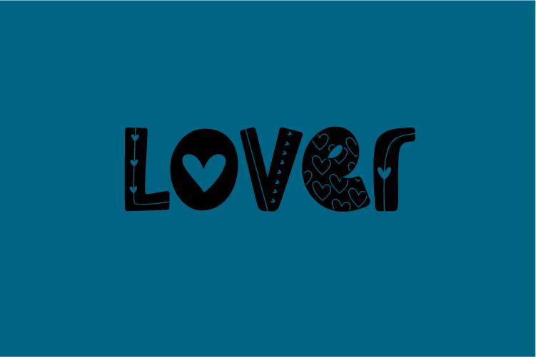 Lover – free font download