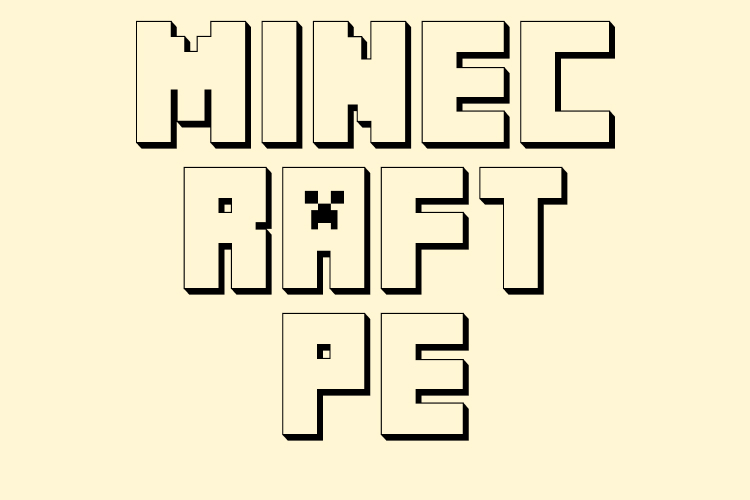 MINECRAFT PE fontpiker . com