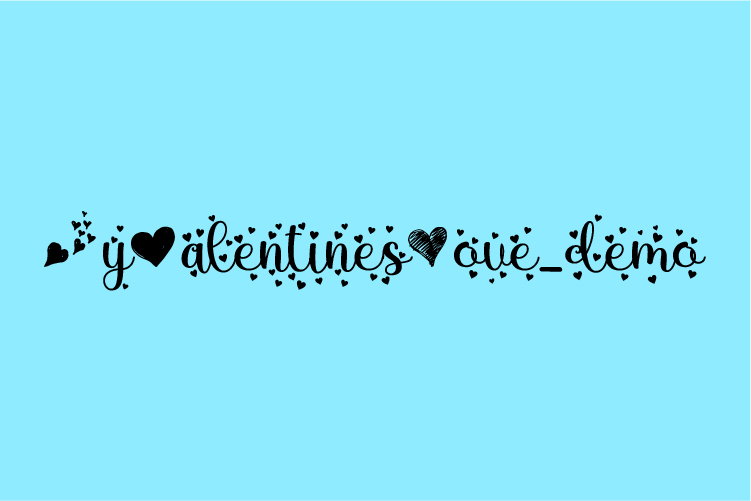 MyValentinesLove_demo – free font download