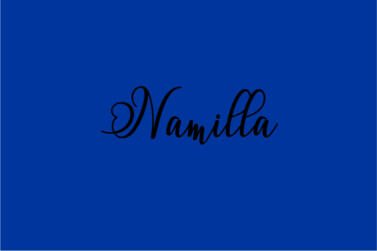 Namilla – free font download