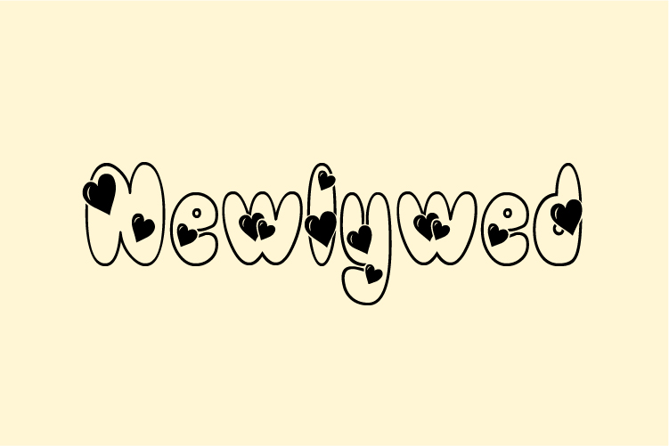 Newlywed – free font download