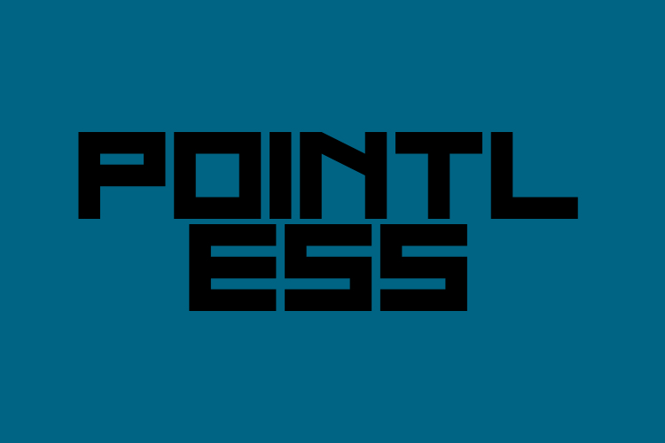 Pointless – free font download