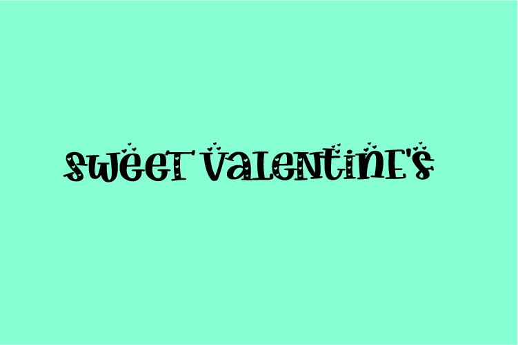 SweetValentines – free font download