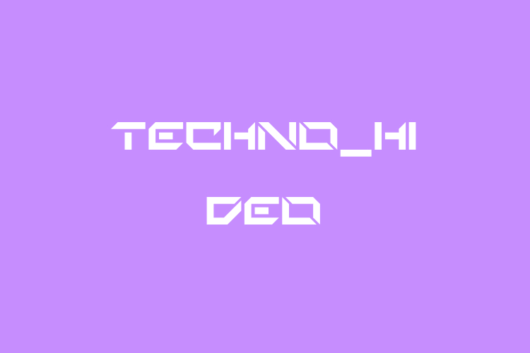 techno_hideo – free font download