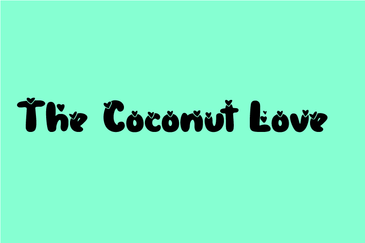 The Coconut Love – free font download