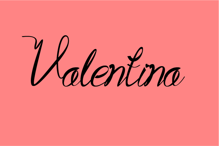 Valentina – free font download