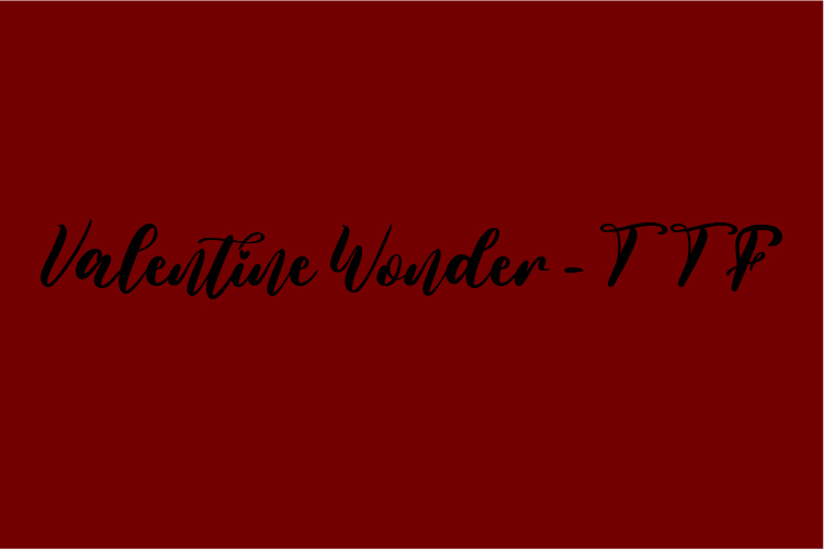 Valentine Wonder TTF – free font download