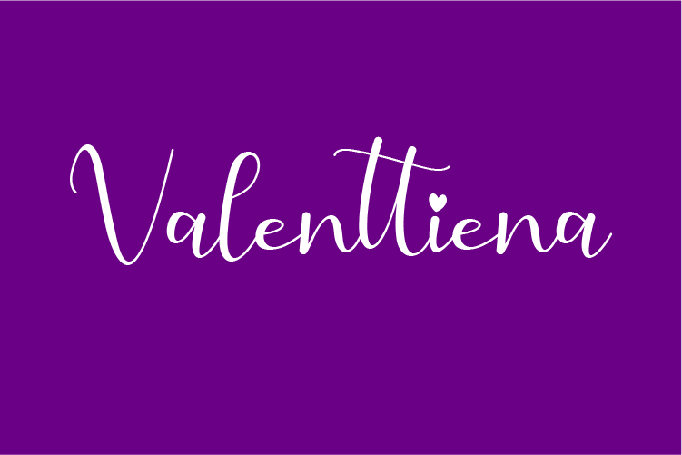 Valenttiena – free font download