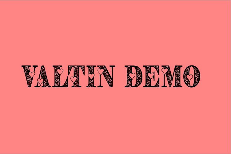 Valtin Demo – free font download