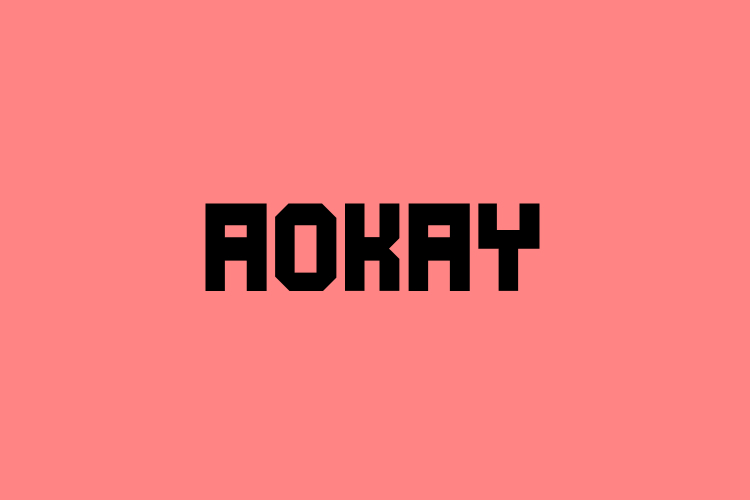 Aokay – free font download