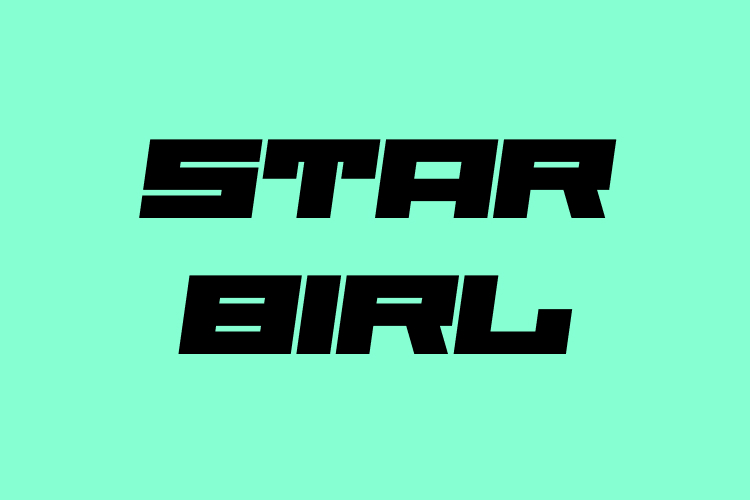 Starbirl – free font download