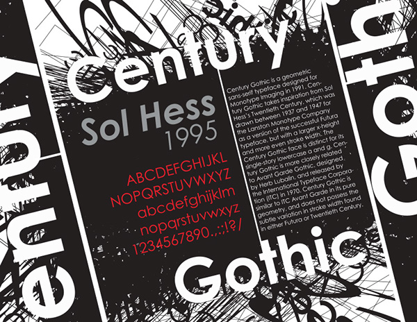 download century gothic font adobe