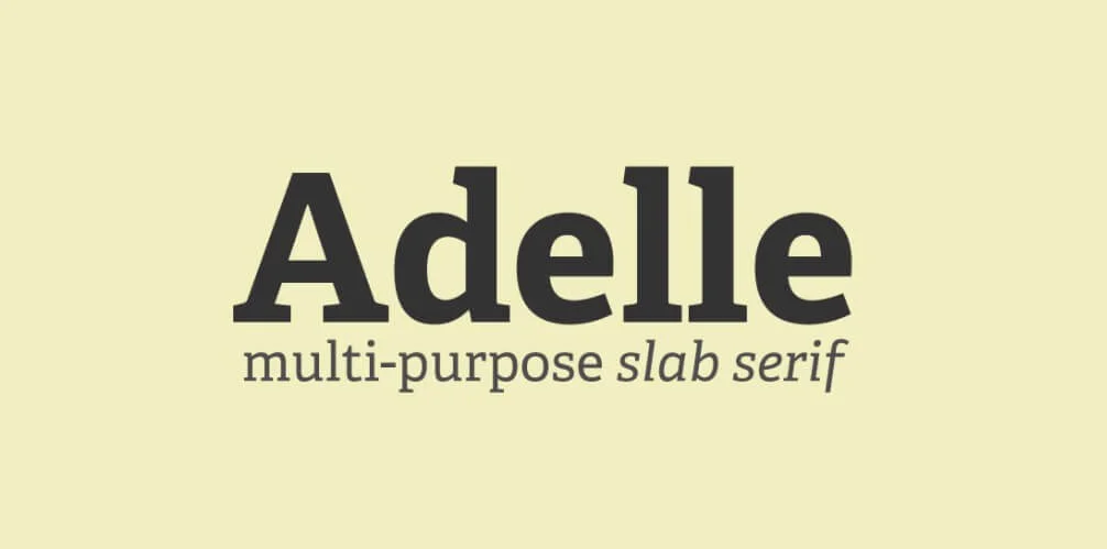 Adelle font download free