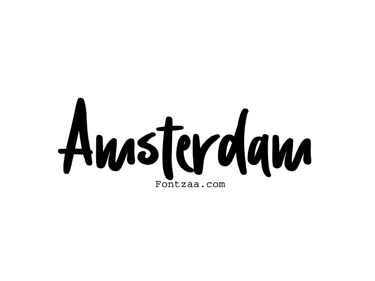 Amsterdam two font download