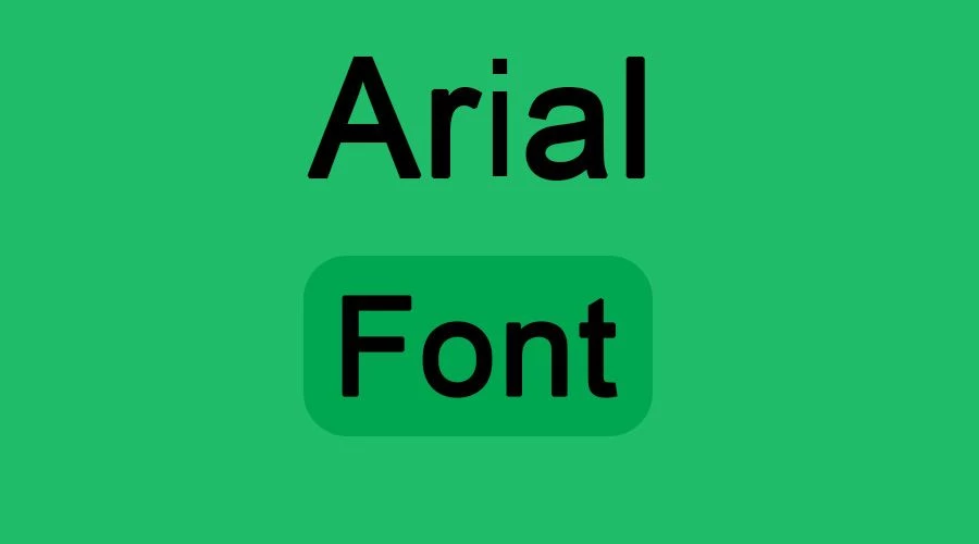 Arial font family free download