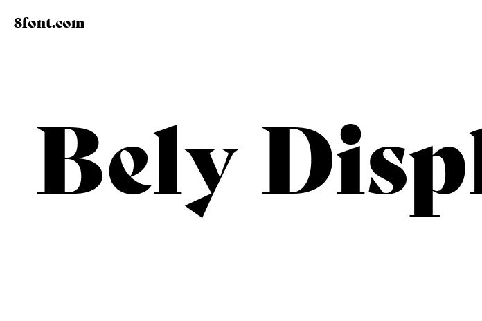 Bely display font free download