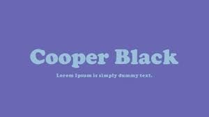 Cooper font download