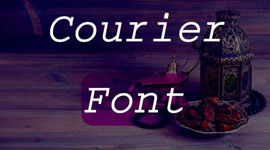 Download courier font free