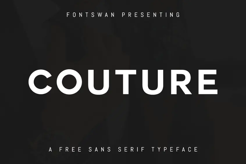 Vintage Couture font free download