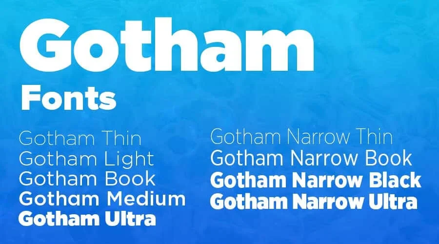 Gotham font download