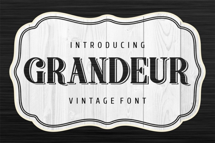 Grandeur font free download