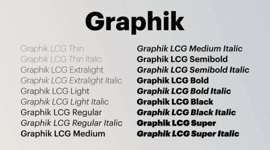 Graphik compact font free download