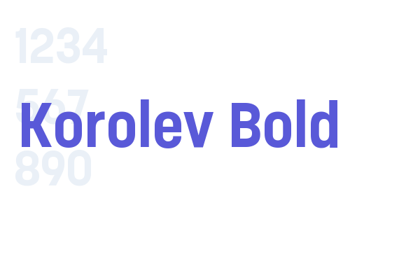 Korolev font family download