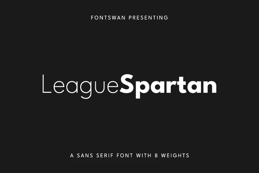 league spartan font download