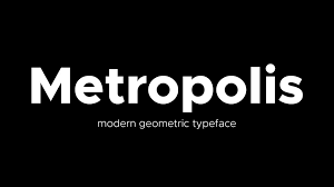 Metropolis font download