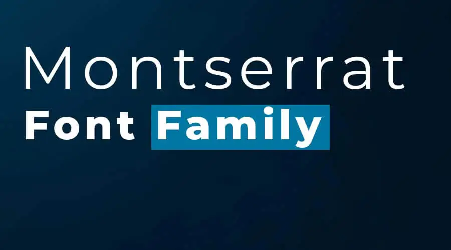 Montserrat font for microsoft word download