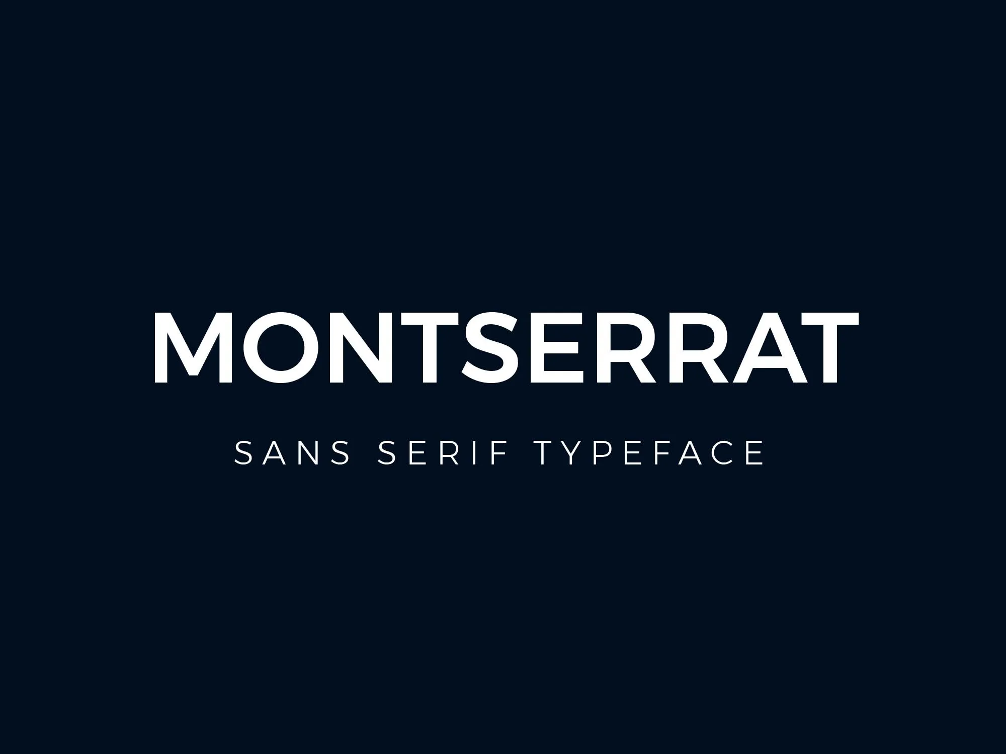 Montserrat font download dafont