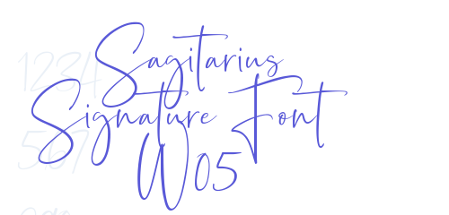 Sagitarius signature font free download